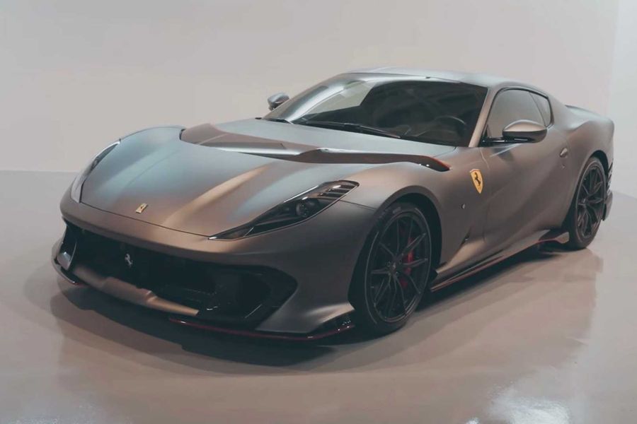 F1 driver Carlos Sainz takes delivery of bespoke 812 Competizione